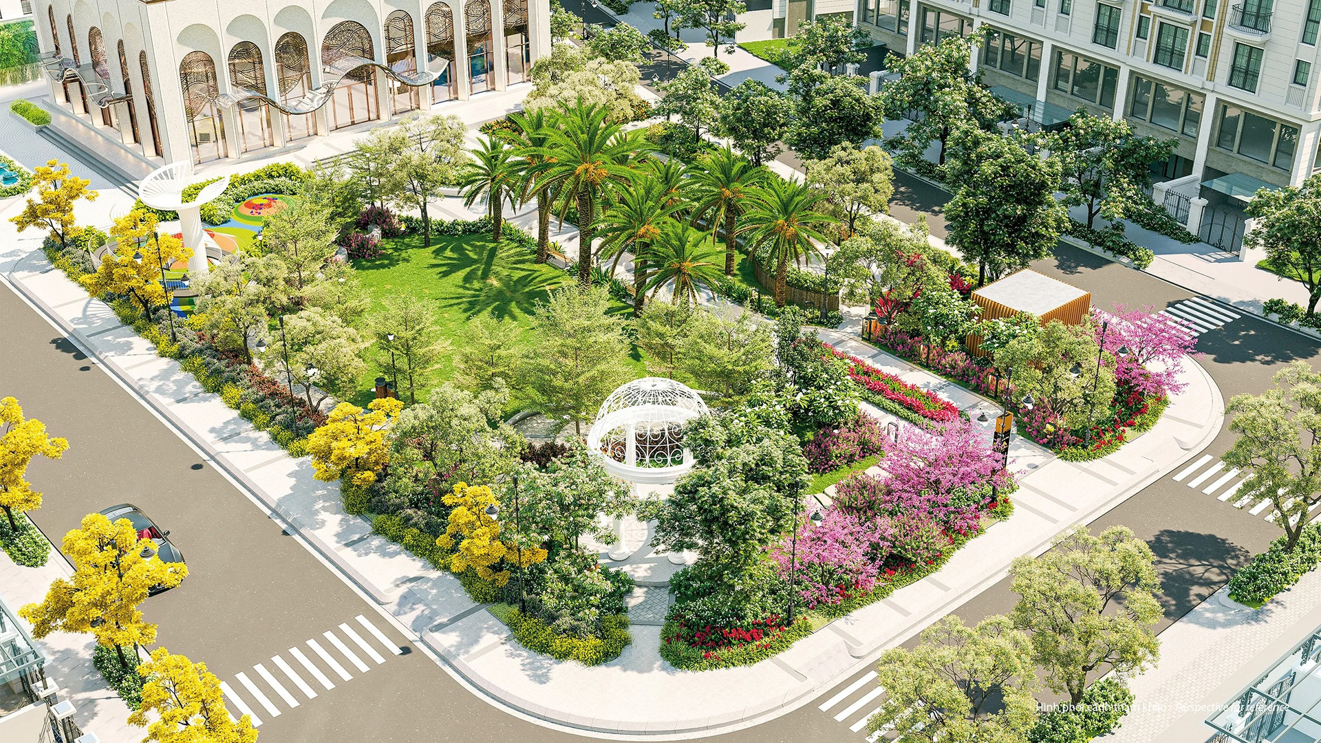 Phối cảnh Khu đô thị Hồng Hạc - Hồng Hạc City. Nguồn ảnh: Phú Mỹ Hưng