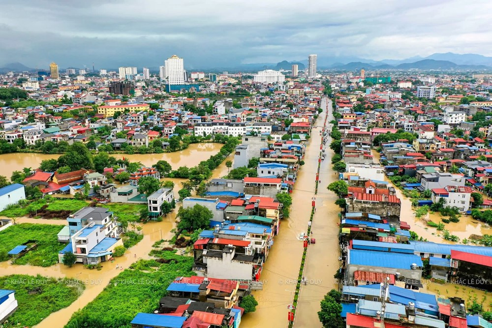 Lũ kỷ lục tại Thái Nguyên, vượt bão lịch sử Yagi - ảnh 4