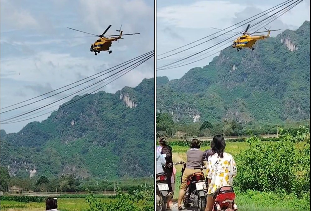 Bộ Quốc phòng huy động 3 trực thăng, thực hiện nhiệm vụ quan trọng ở Lạng Sơn và Cao Bằng - ảnh 2