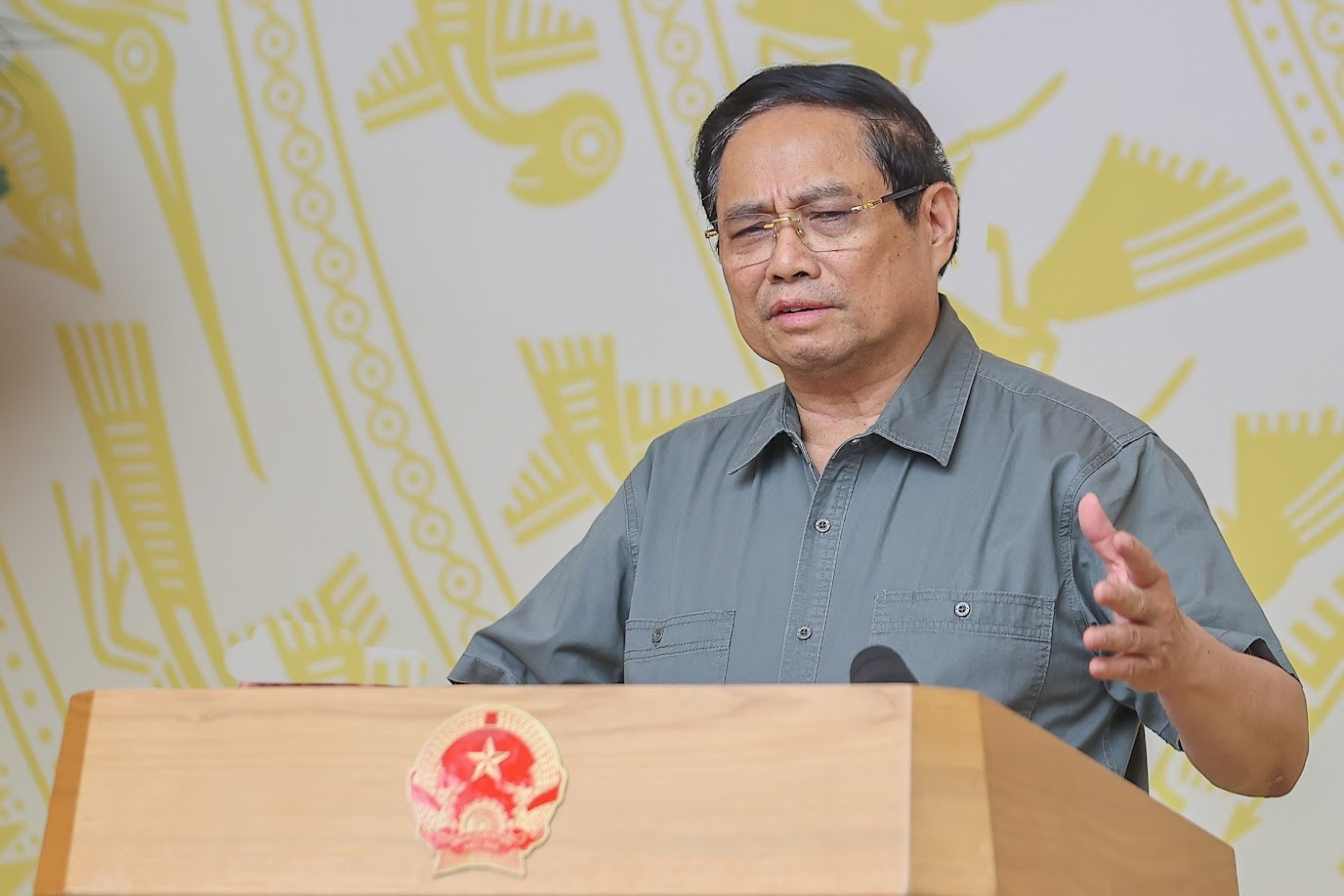 Thủ tướng Phạm Minh Chính phát biểu tại phiên họp Ban Chỉ đạo Trung ương về chính sách nhà ở và thị trường bất động sản, ngày 22/9. img1777-1758538575162479893706.jpg
