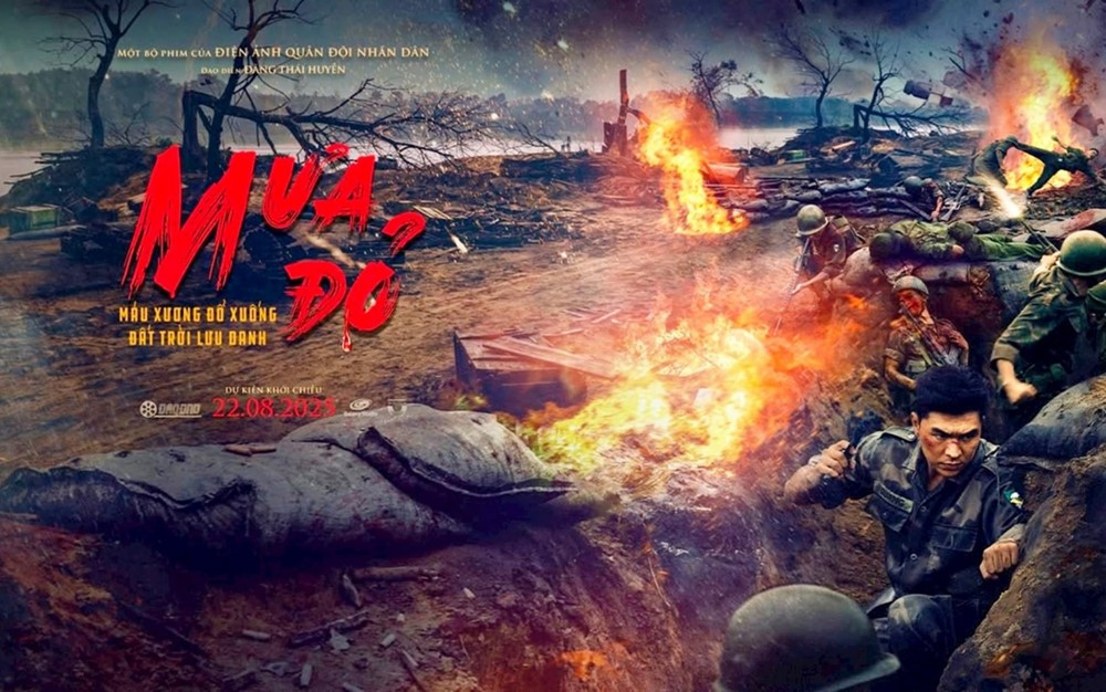 Bộ Quốc phòng trao bằng khen cho toàn bộ ê-kíp phim Mưa đỏ - ảnh 1