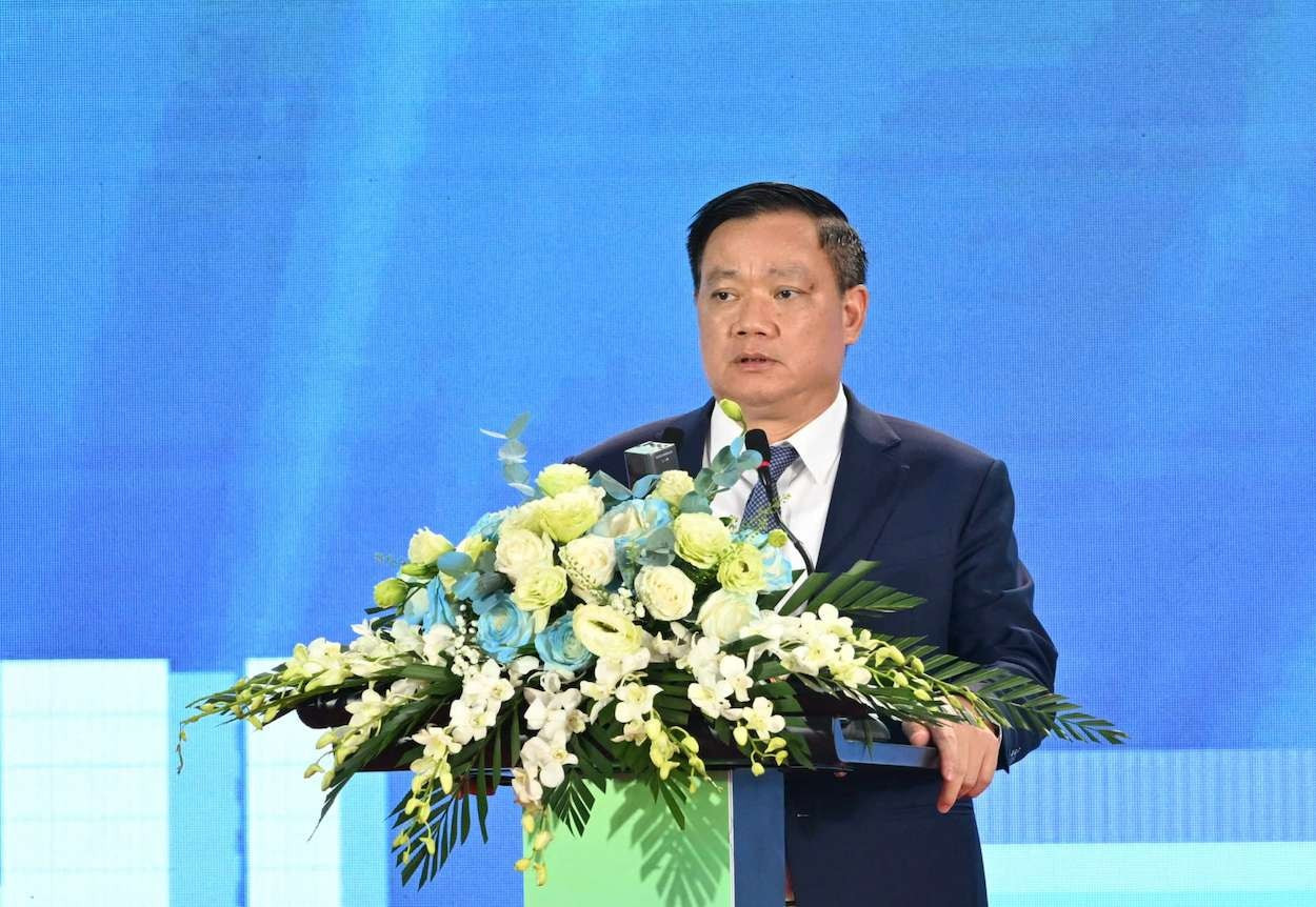 Ông Nguyễn Khắc Thận - Chủ tịch UBND tỉnh Hưng Yên phát biểu tại buổi lễ. Ảnh: Bộ Công Thương.