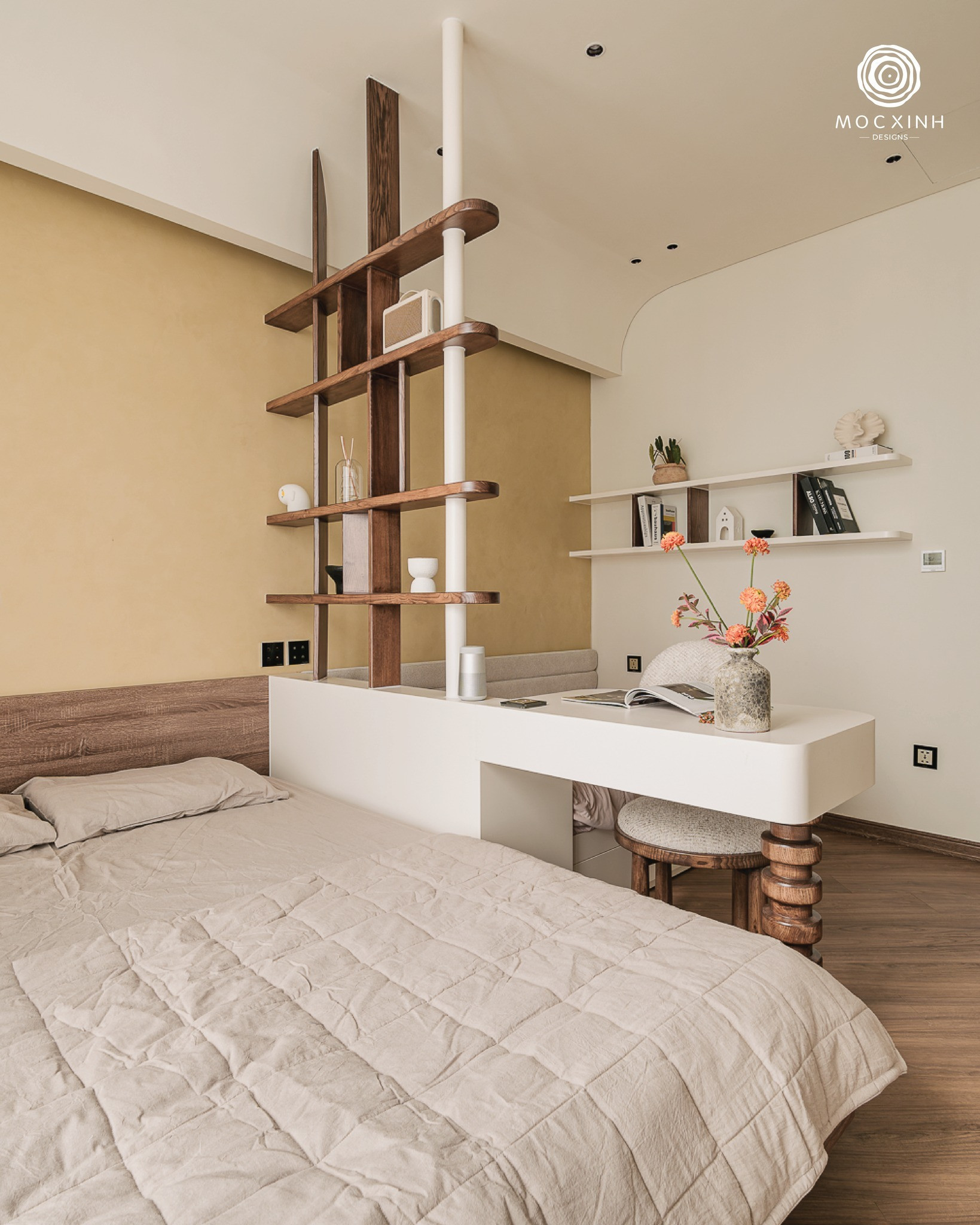 Cải tạo căn hộ 130m2 thành chốn bình yên: Tôn trọng sự tĩnh lặng và kết nối- Ảnh 7. Cải tạo căn hộ 130m2 thành chốn bình yên: Tôn trọng sự tĩnh lặng và kết nối- Ảnh 7.