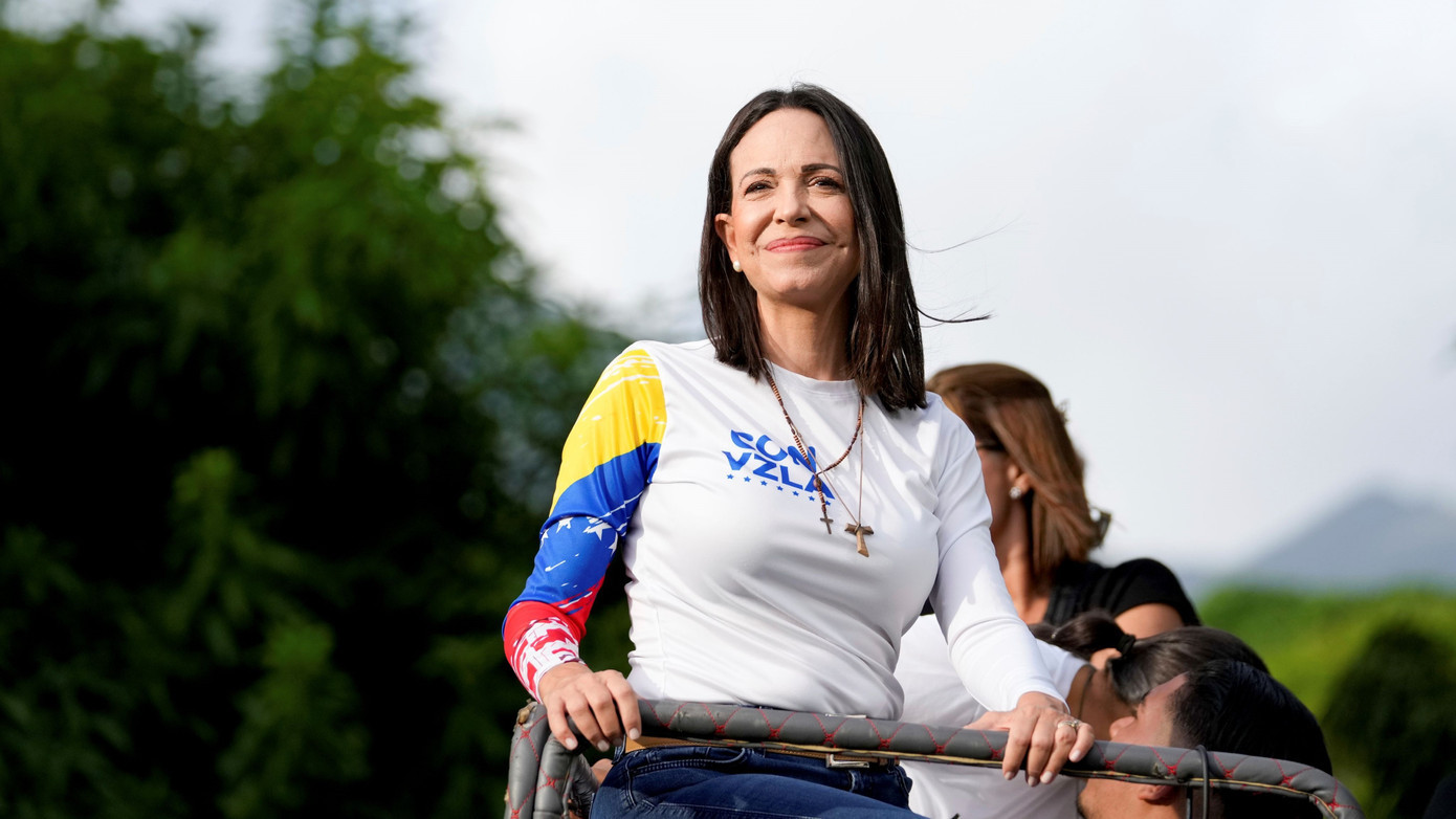 Bà Maria Corina Machado giành giải Nobel Hòa bình 2025. (Ảnh: AP) hoa-binh.jpg