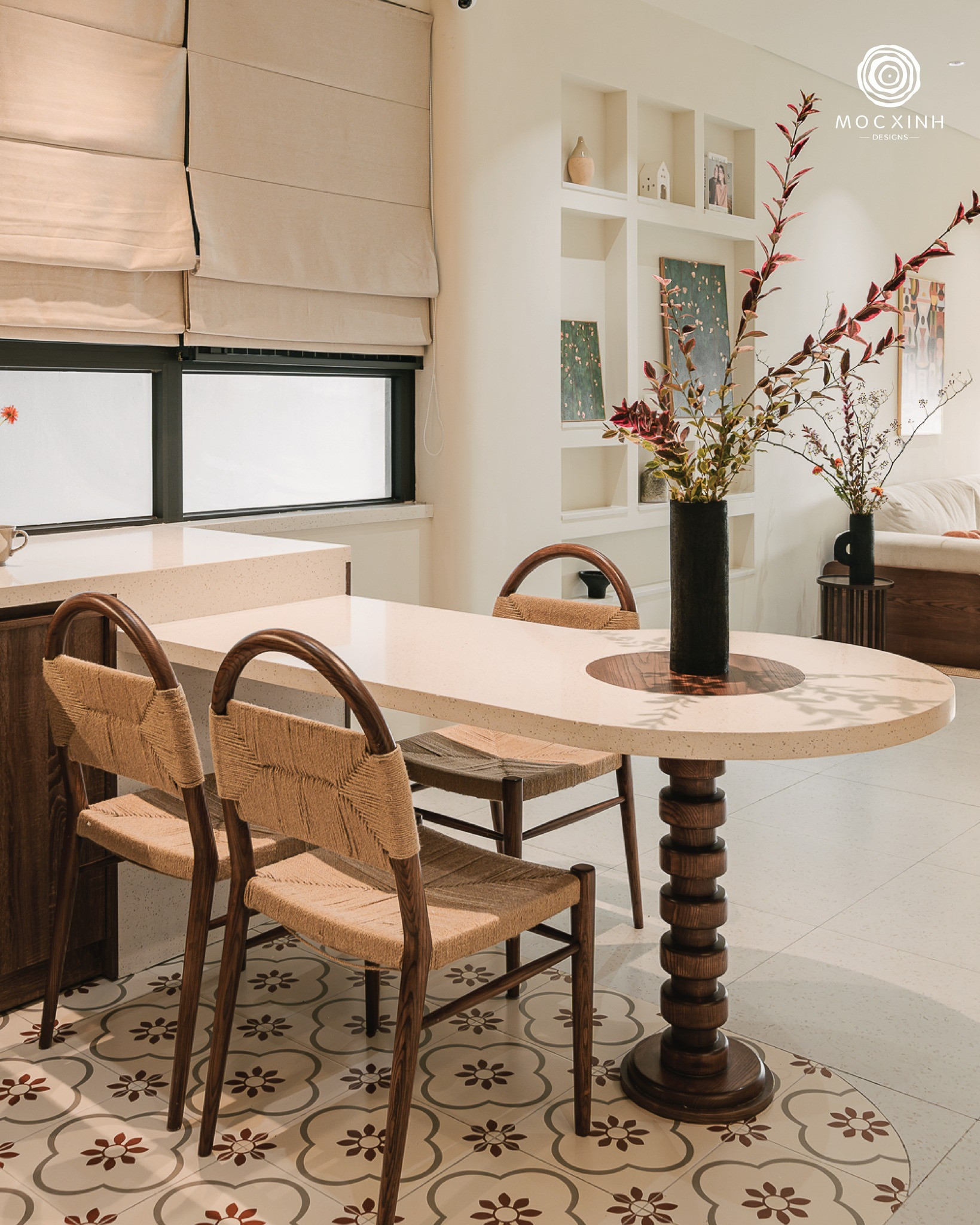 Cải tạo căn hộ 130m2 thành chốn bình yên: Tôn trọng sự tĩnh lặng và kết nối- Ảnh 5. Cải tạo căn hộ 130m2 thành chốn bình yên: Tôn trọng sự tĩnh lặng và kết nối- Ảnh 5.