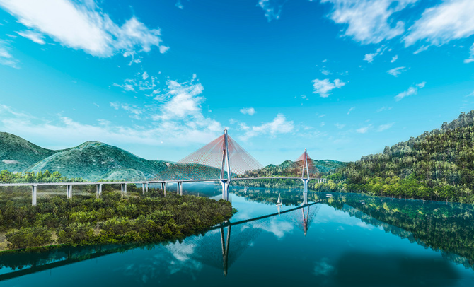 Tuyến cao tốc gần 15.000 tỷ sở hữu cây cầu có nhịp dây văng dài nhất Việt Nam đón tín hiệu tích cực- Ảnh 1.