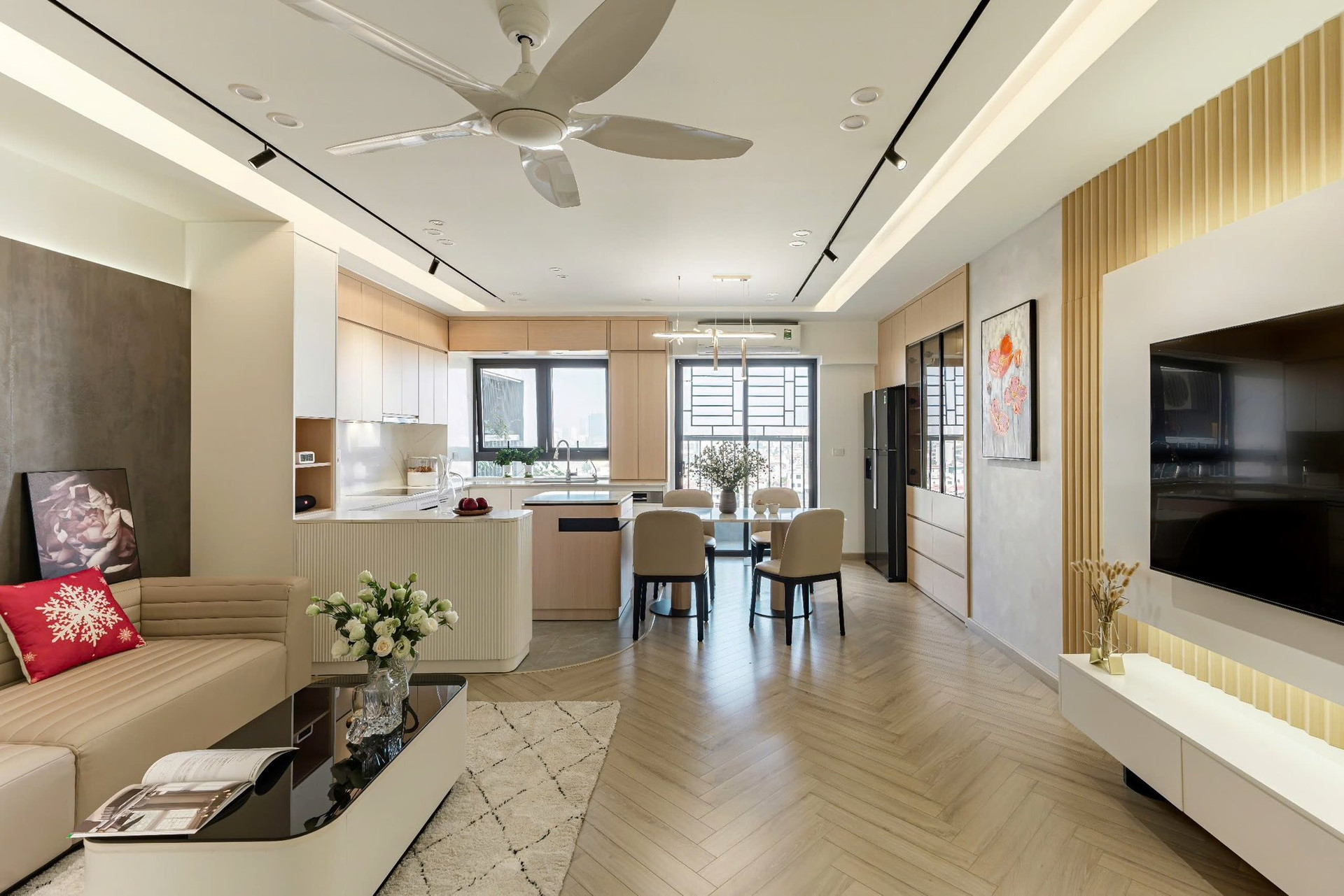 ‘Thay áo mới’ cho căn hộ cũ giữa lòng thành phố: Không gian ấm cúng ai cũng ước ao- Ảnh 4. ‘Thay áo mới’ cho căn hộ cũ giữa lòng thành phố: Không gian ấm cúng ai cũng ước ao- Ảnh 4.