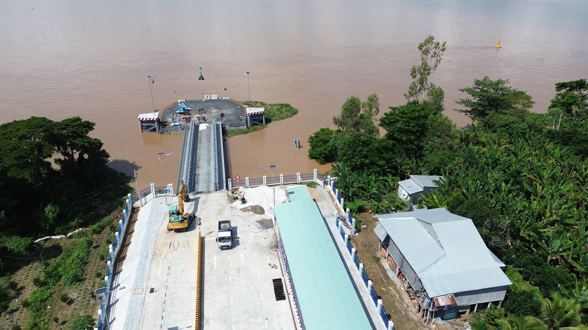 Chỉ ít tháng nữa, chính thức khánh thành bến phà 200 tỷ nối đôi bờ sông Tiền, kết nối 2 tỉnh ĐBSCL- Ảnh 2. Chỉ ít tháng nữa, chính thức khánh thành bến phà 200 tỷ nối đôi bờ sông Tiền, kết nối 2 tỉnh ĐBSCL- Ảnh 2.