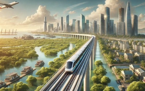 Dự án đường sắt TP. HCM - Cần Giờ do VinSpeed đề xuất đầu tư có chuyển động mới- Ảnh 1.