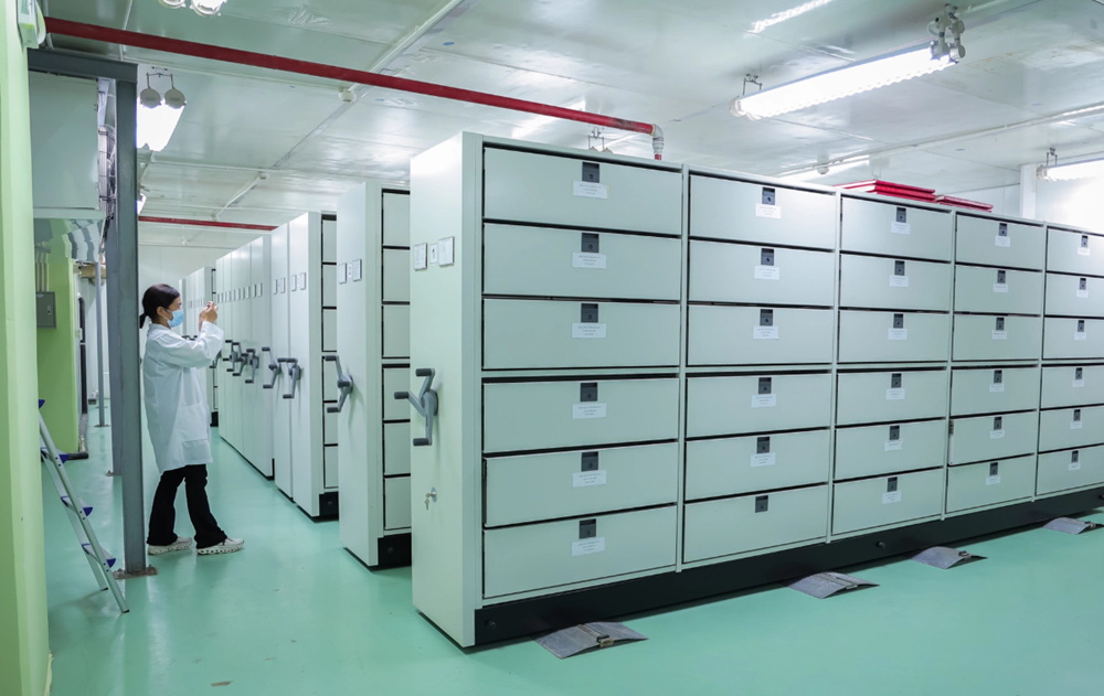 Bên trong hệ thống lưu trữ hiện đại hàng đầu Đông Nam Á của Việt Nam: Nằm độ sâu 12m dưới lòng đất, đang lưu giữ nhiều Bảo vật Quốc gia - ảnh 1