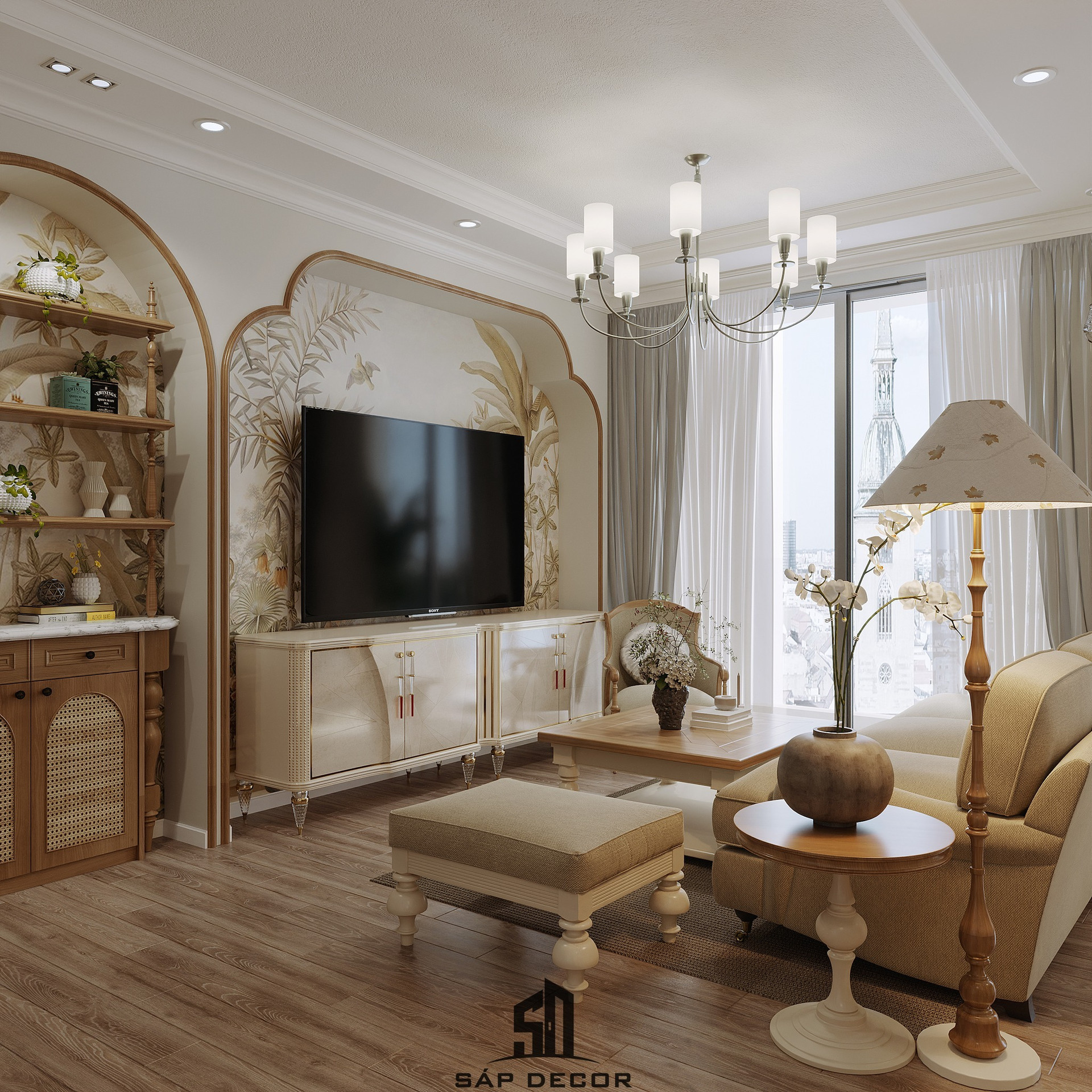 Hòa mình vào không gian sống tân cổ điển Bắc Âu trong căn hộ với nội thất chỉ 70 triệu đồng- Ảnh 3.