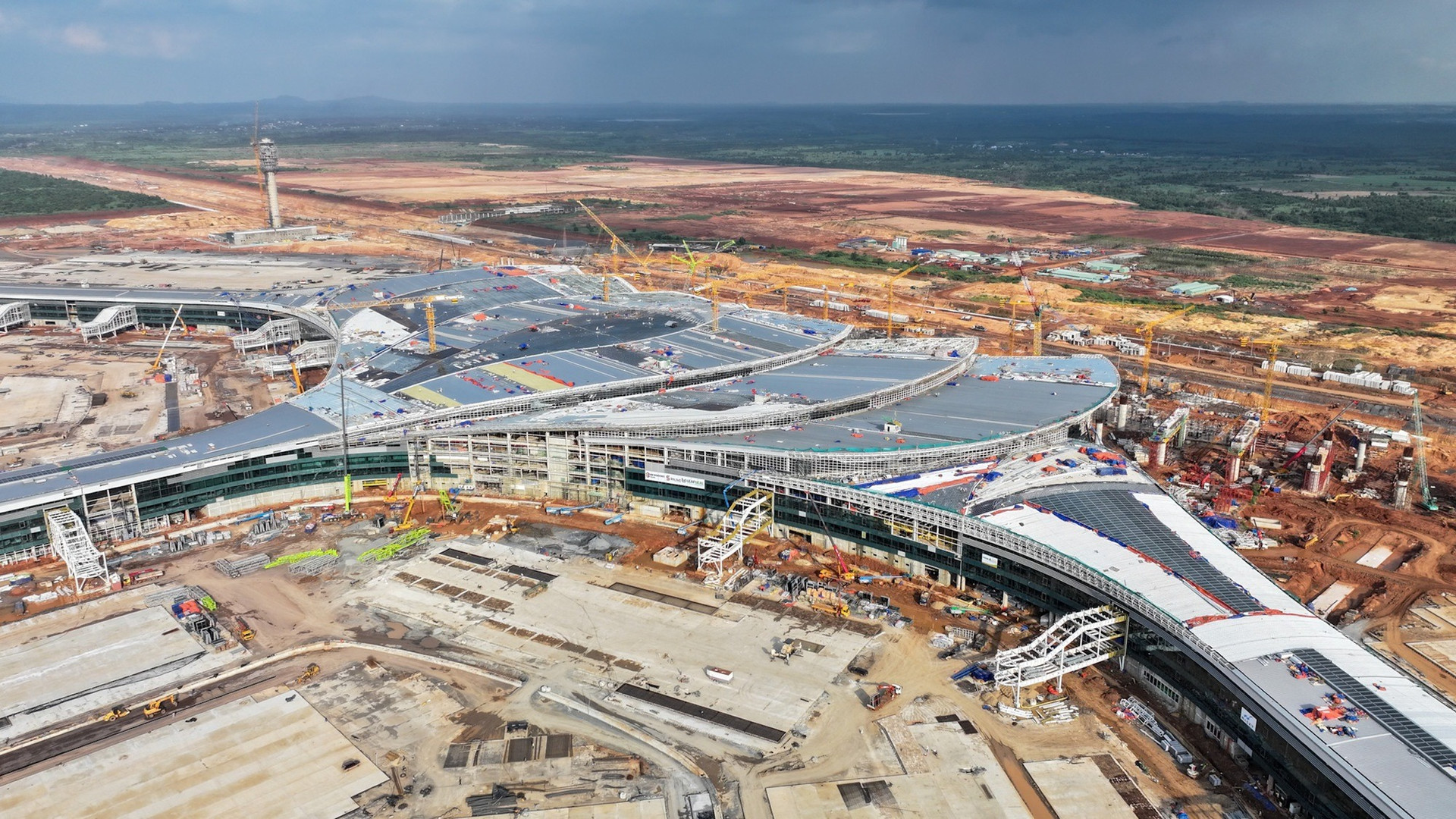 Công trường thi công sân bay Long Thành. Nguồn ảnh: Internet