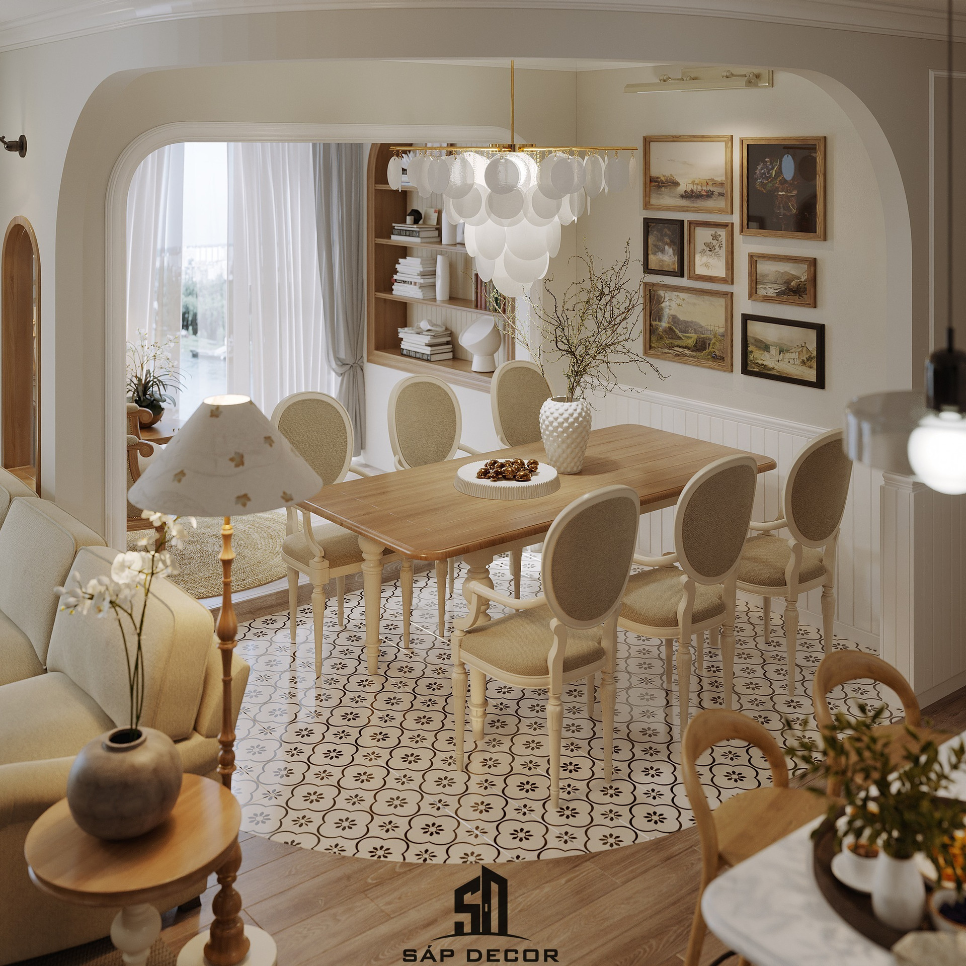 Hòa mình vào không gian sống tân cổ điển Bắc Âu trong căn hộ với nội thất chỉ 70 triệu đồng- Ảnh 4.