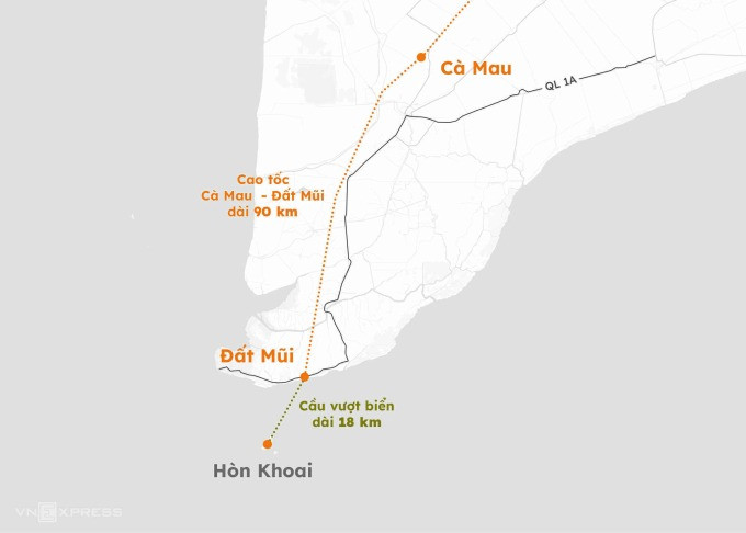 Tỉnh là cực Nam Tổ Quốc sắp có cầu vượt biển dài nhất cả nước, thứ 3 Đông Nam Á: Vốn đầu tư gần 26.000 tỷ, do Bộ Quốc phòng thi công- Ảnh 1. Tỉnh là cực Nam Tổ Quốc sắp có cầu vượt biển dài nhất cả nước, thứ 3 Đông Nam Á: Vốn đầu tư gần 26.000 tỷ, do Bộ Quốc phòng thi công- Ảnh 1.