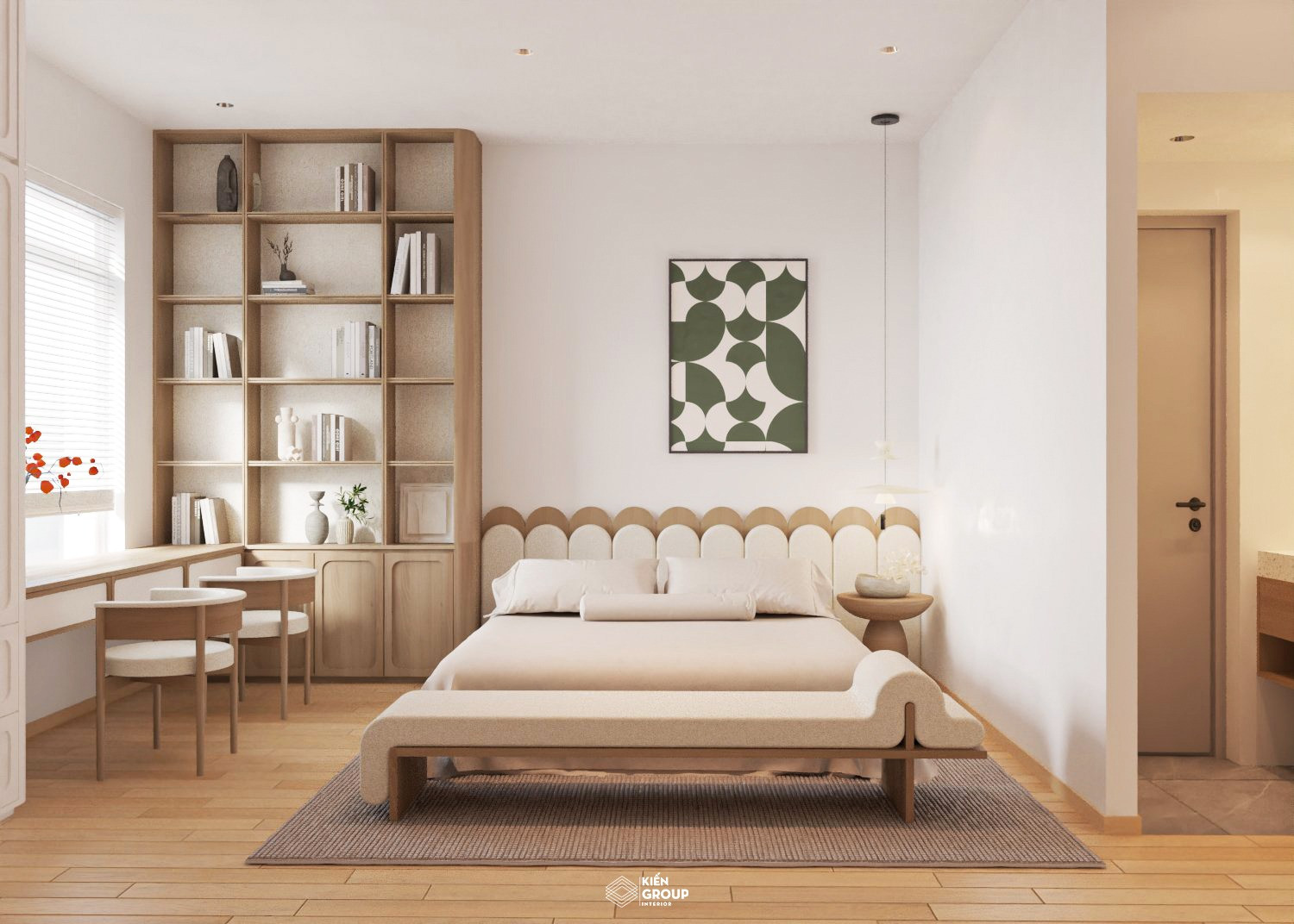 Sự giao thoa giữa phong cách hiện đại và đương đại trong căn hộ nhỏ- Ảnh 3.