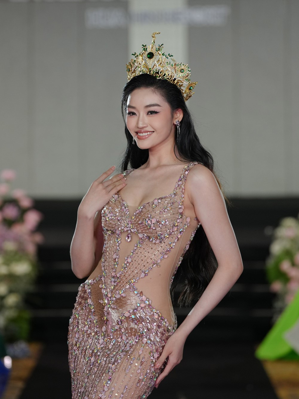 Phản ứng của Hoa hậu Yến Nhi khi không được gọi tên tại Miss Grand - ảnh 2