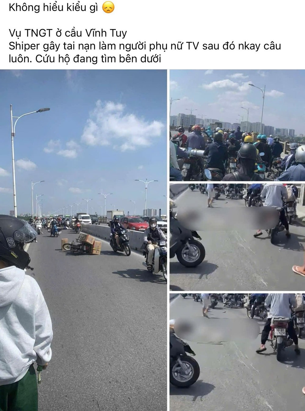 Tung tin ‘tài xế nhảy cầu tự tử sau tai nạn’, hàng chục cán bộ công an vất vả tìm kiếm - ảnh 2