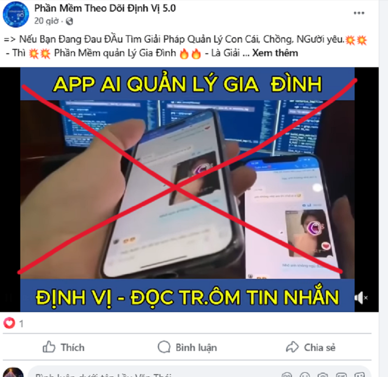 Công an cảnh báo khẩn về ứng dụng 'Theo dõi người yêu' - ảnh 1