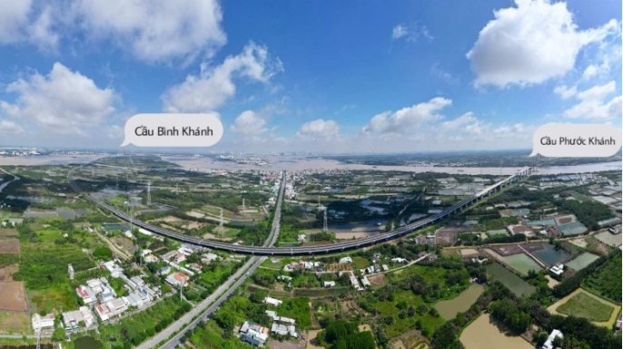 Lần đầu tiên Việt Nam xây dựng nút giao theo tiêu chuẩn quốc tế như Singapore và Hàn Quốc, vốn đầu tư 3.000 tỷ, phá thế qua sông lụy phà- Ảnh 3.