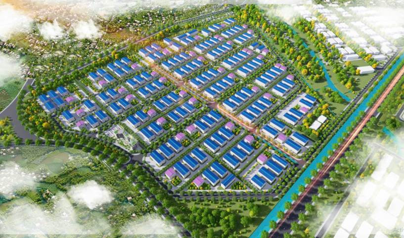 Phối cảnh Khu công nghiệp sân bay Tiên Lãng - Khu B. Nguồn ảnh: Internet