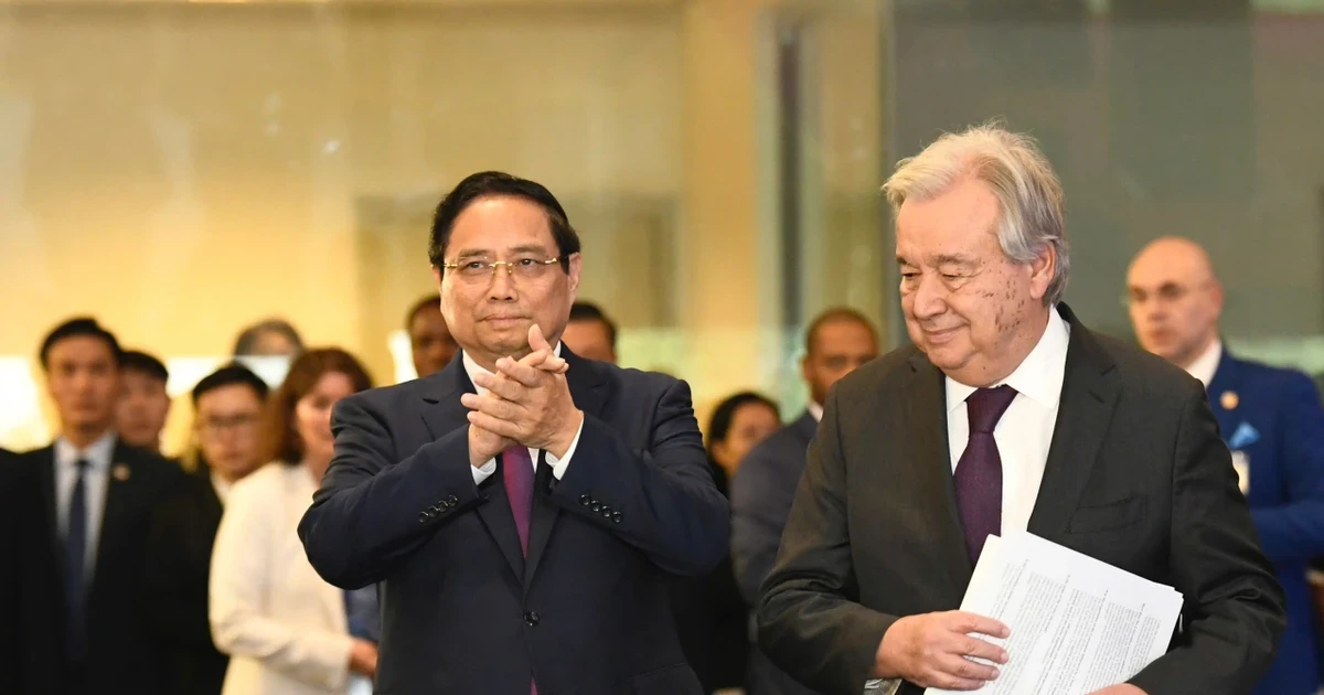 Thủ tướng Phạm Minh Chính: Liên Hợp Quốc dành cho Việt Nam vinh dự lớn Thủ tướng Phạm Minh Chính: Liên Hợp Quốc dành cho Việt Nam vinh dự lớn