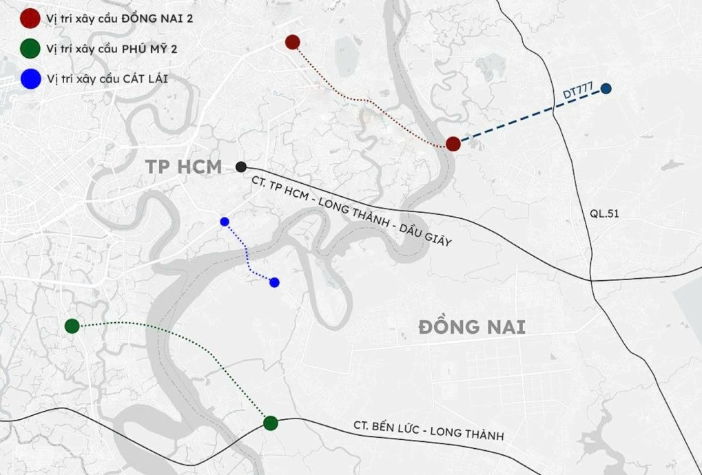 TP giàu có của Việt Nam dự kiến xây dựng cầu 13.000 tỷ, kết nối đến siêu sân bay lớn nhất cả nước- Ảnh 1.