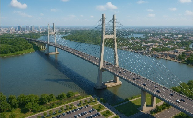 Sắp xây dựng cây cầu hơn 11.000 tỷ kết nối 2 tỉnh thành giàu có nhất Việt Nam: Đại đô thị ven sông của Novaland, Nam Long nhận tin vui- Ảnh 1. Sắp xây dựng cây cầu hơn 11.000 tỷ kết nối 2 tỉnh thành giàu có nhất Việt Nam: Đại đô thị ven sông của Novaland, Nam Long nhận tin vui- Ảnh 1.