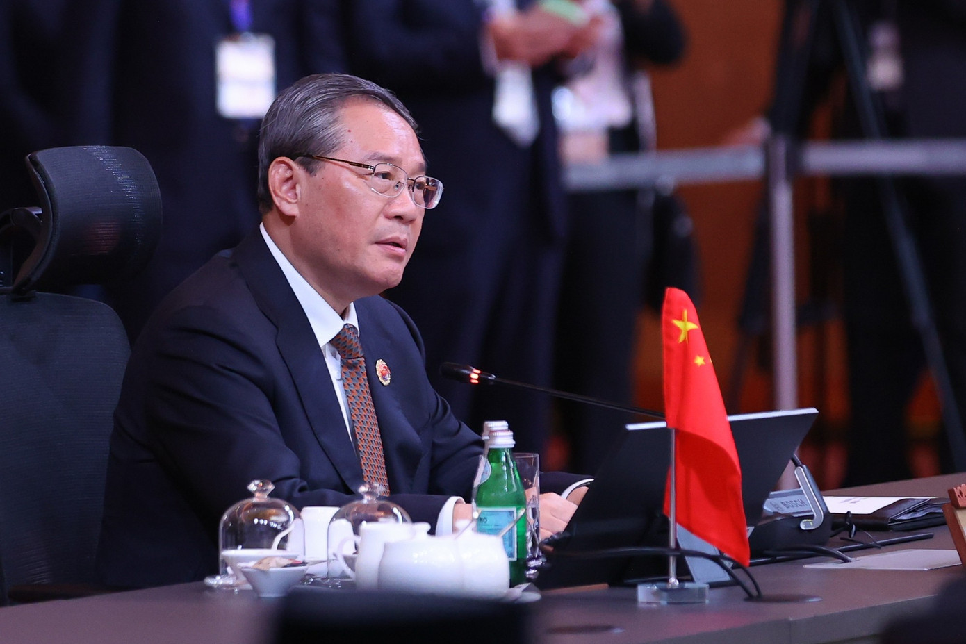 Thủ tướng Trung Quốc Lý Cường tại hội nghị. Ảnh: VGP img4198-17616192595191637629265.jpg