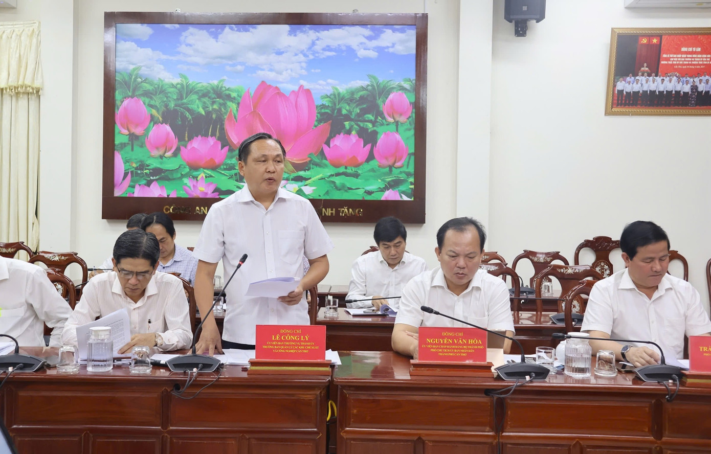 Ông Lê Công Lý - Trưởng Ban Quản lý các khu chế xuất và công nghiệp Cần Thơ. ly.jpg