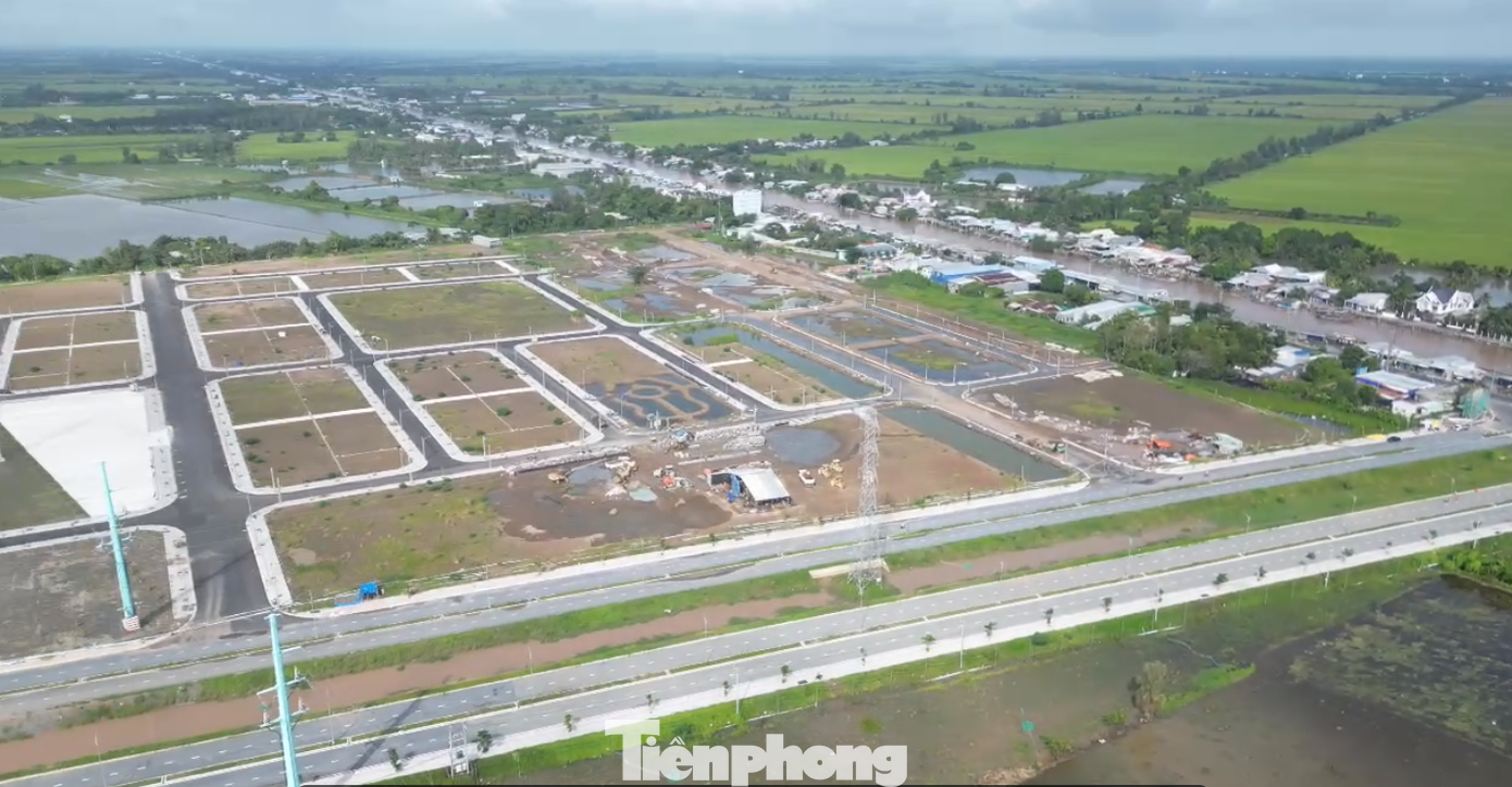 Khu công nghiệp VSIP Cần Thơ khởi công từ tháng 9/2023, tới nay vẫn chưa xong mặt bằng, thiếu cát san lấp. tp-vsip.png