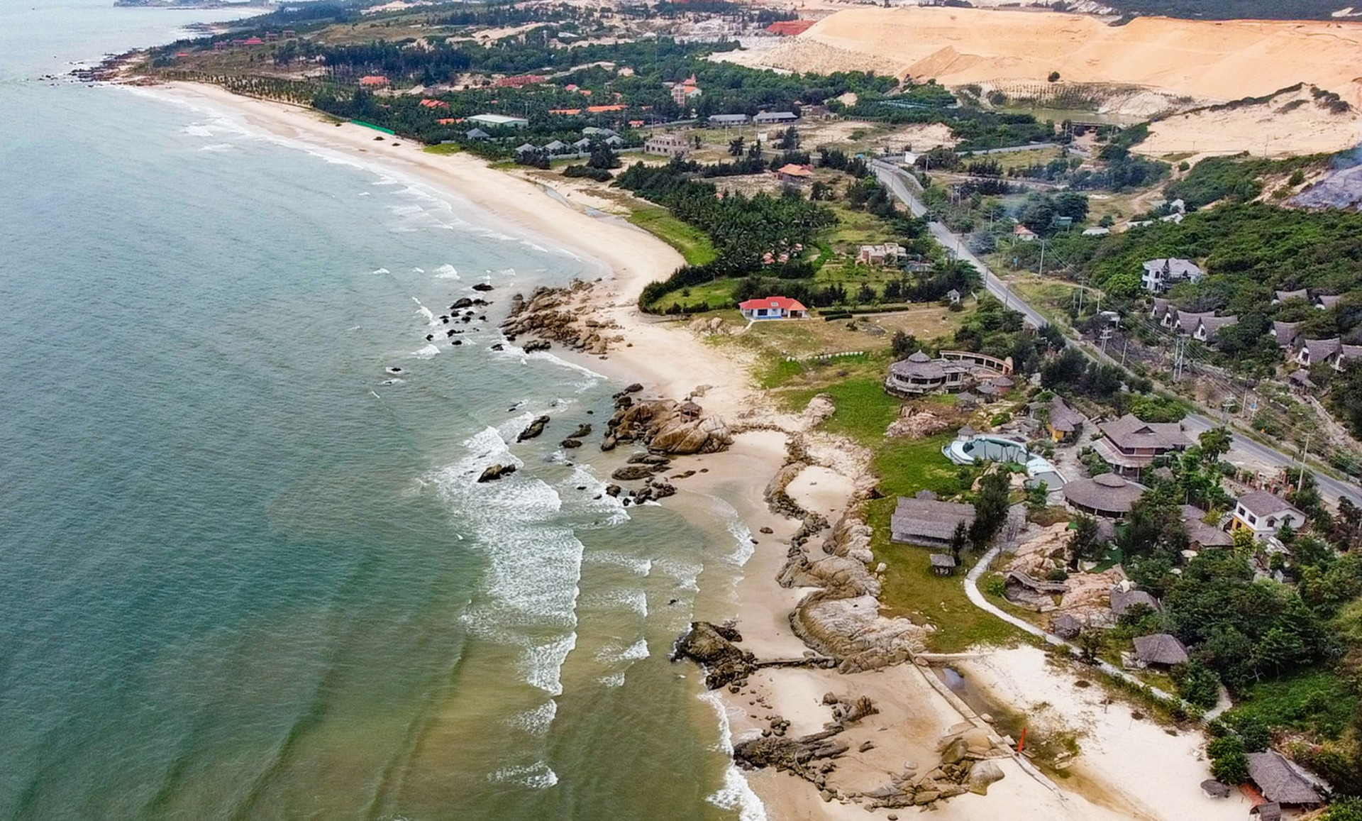 Khu vực Hàm Tiến, Mũi Né. Nguồn ảnh: Internet