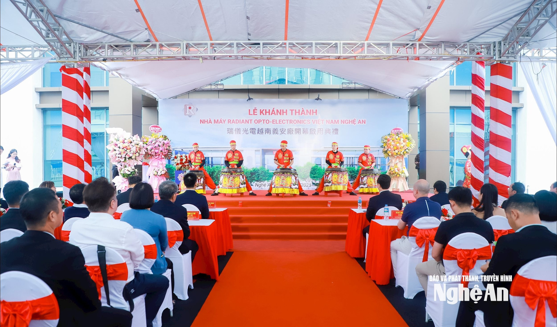 Hình ảnh tại lễ khánh thành. Nguồn ảnh: Báo Nghệ An