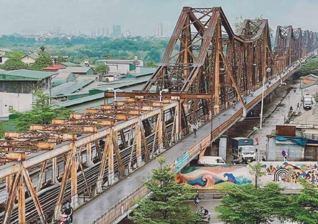 Cây cầu thép có tuổi đời lớn nhất Việt Nam chính thức được sửa chữa- Ảnh 2.