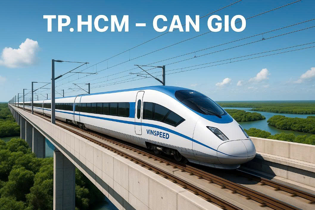 Tuyến đường sắt TP. HCM - Cần Giờ sẽ khởi công vào cuối năm nay. Ảnh minh họa Tuyến đường sắt TP. HCM - Cần Giờ sẽ khởi công vào cuối năm nay. Ảnh minh họa