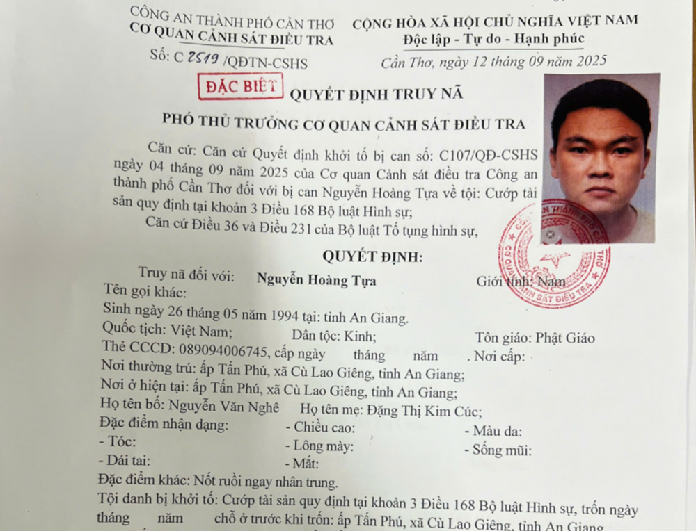 Bắt đối tượng truy nã đặc biệt Nguyễn Hoàng Tựa - ảnh 2