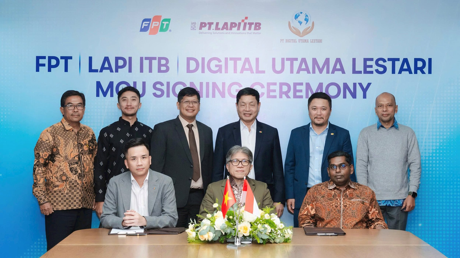 FPT hợp tác LAPI ITB và Digital Utama Lestari, thúc đẩy nền kinh tế sáng tạo tại Indonesia