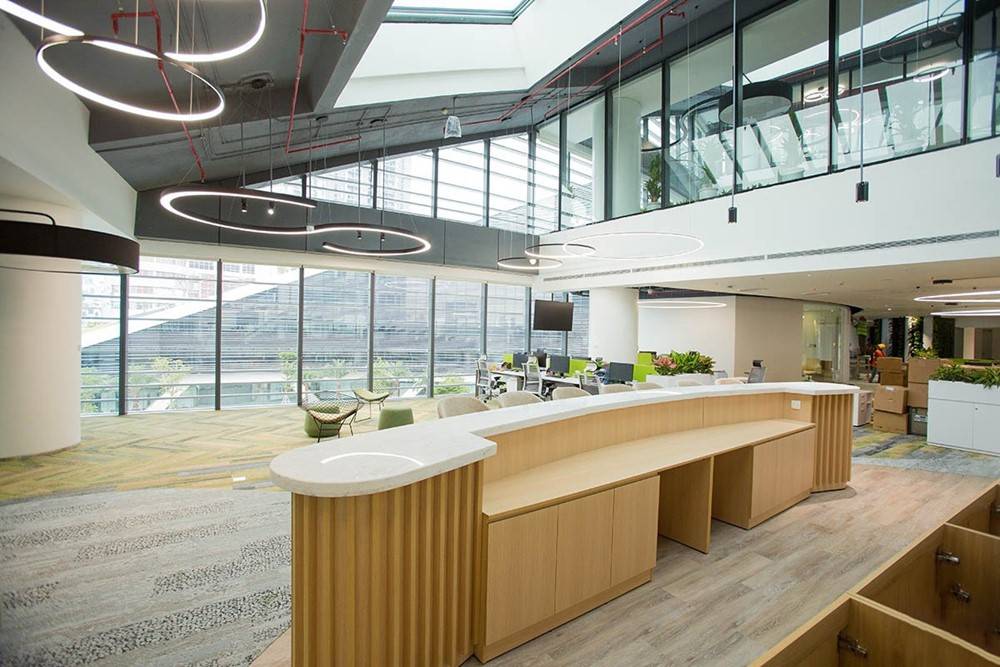 Tòa nhà 18.000m2 đầu tiên tại Hà Nội đạt tiêu chuẩn 'xanh' của Mỹ: Thi công kỷ lục trong 14 tháng, sức chứa lên đến 1.000 người - ảnh 4