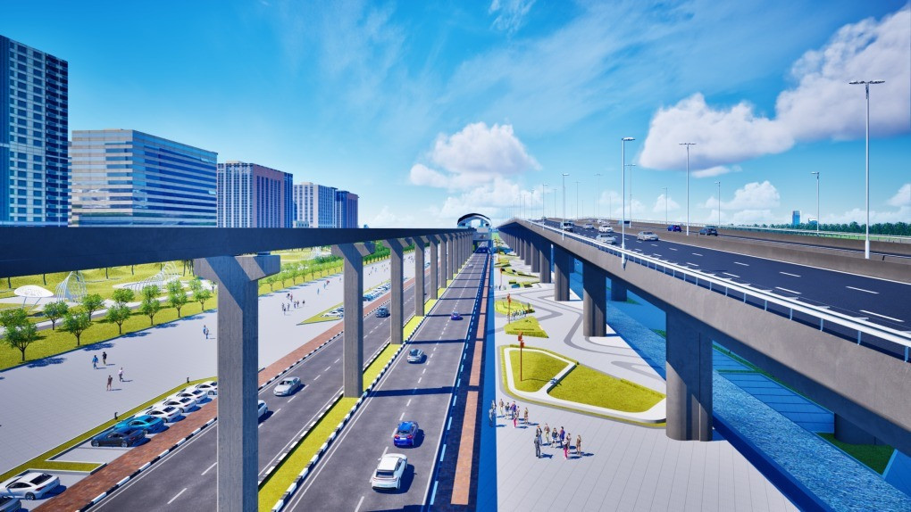 Phối cảnh Đại lộ - Cảnh quan sông Hồng. Nguồn ảnh: Đèo Cả Phối cảnh Đại lộ - Cảnh quan sông Hồng. Nguồn ảnh: Đèo Cả