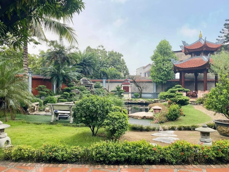 Ngợp mắt với biệt phủ 1.000m2 toàn gỗ quý, kiến trúc đậm dấu ấn làng quê Bắc Bộ- Ảnh 6.