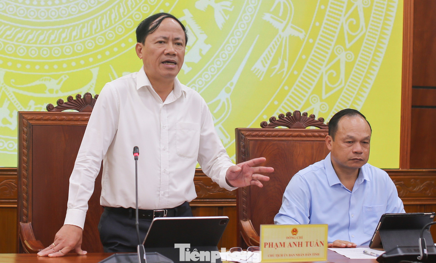 Ông Phạm Anh Tuấn -Chủ tịch UBND tỉnh Gia Lai, phát biểu chỉ đạo. Ảnh: Trương Định tp-y1.jpg