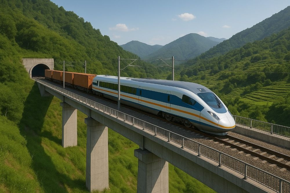 Tuyến đường sắt kết nối 2 thành phố trực thuộc Trung ương với tỉnh miền núi giáp biên sắp khởi công hạng mục 2.300 tỷ- Ảnh 1. Tuyến đường sắt kết nối 2 thành phố trực thuộc Trung ương với tỉnh miền núi giáp biên sắp khởi công hạng mục 2.300 tỷ- Ảnh 1.