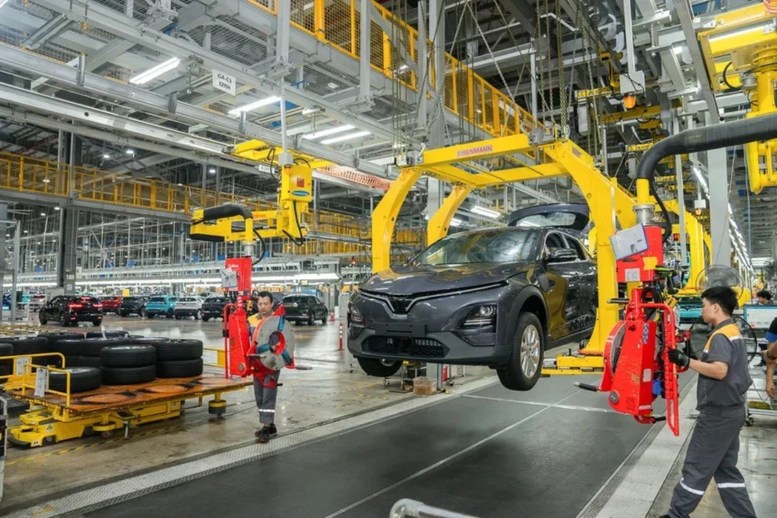 VinFast lên kế hoạch nâng tỷ lệ nội địa hóa xe điện lên 84% vào năm 2026