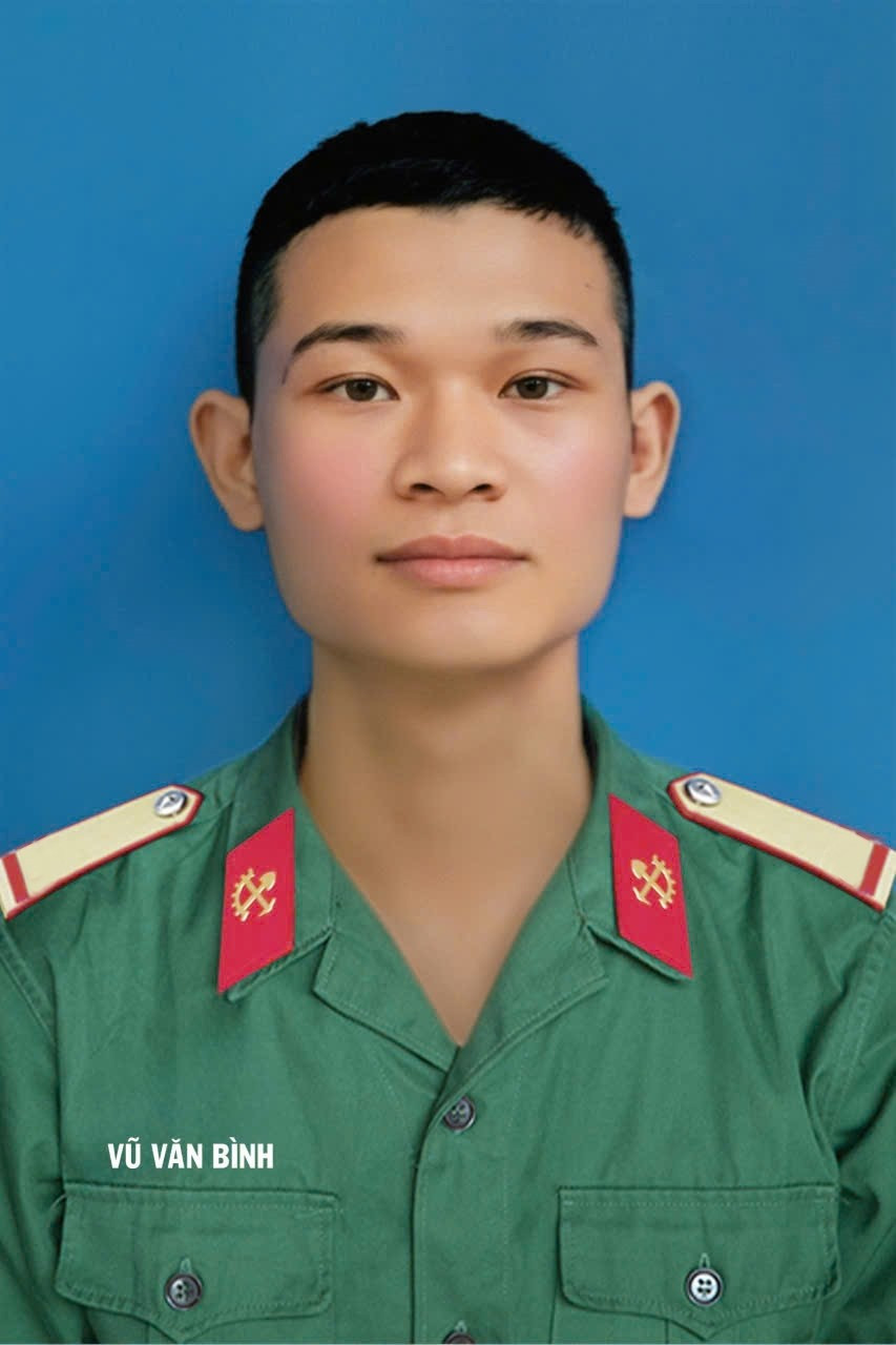 Chiến sĩ Vũ Văn Bình hy sinh khi làm nhiệm vụ - ảnh 1
