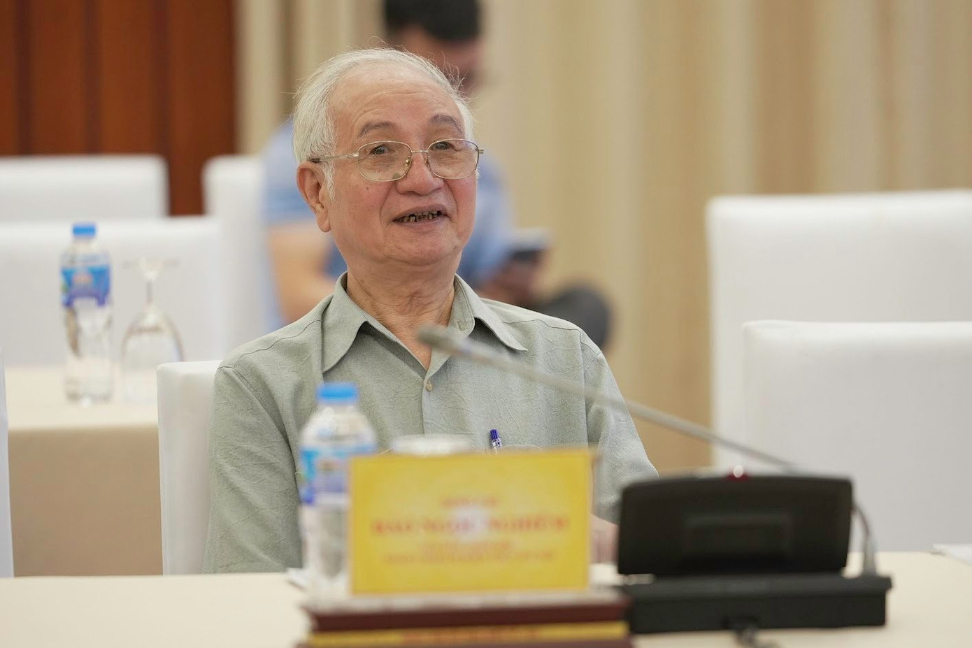 TS. KTS Đào Ngọc Nghiêm, Phó Chủ tịch Hội Quy hoạch phát triển đô thị Việt Nam. Ảnh: Viết Niệm. quy-hoach-thu-do-ong-dao-ngoc-nghiem-1728367825481439010193.jpg