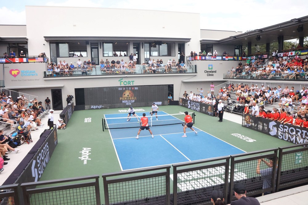 Sân vận động pickleball gần 800 tỷ đầu tiên trên thế giới: Rộng tới 9ha, khán đài sức chứa 2.000 người - ảnh 3