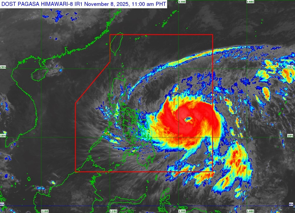 Bão Fung Wong tăng cấp dữ dội, đạt mức siêu bão trong ngày 9/11 - ảnh 1