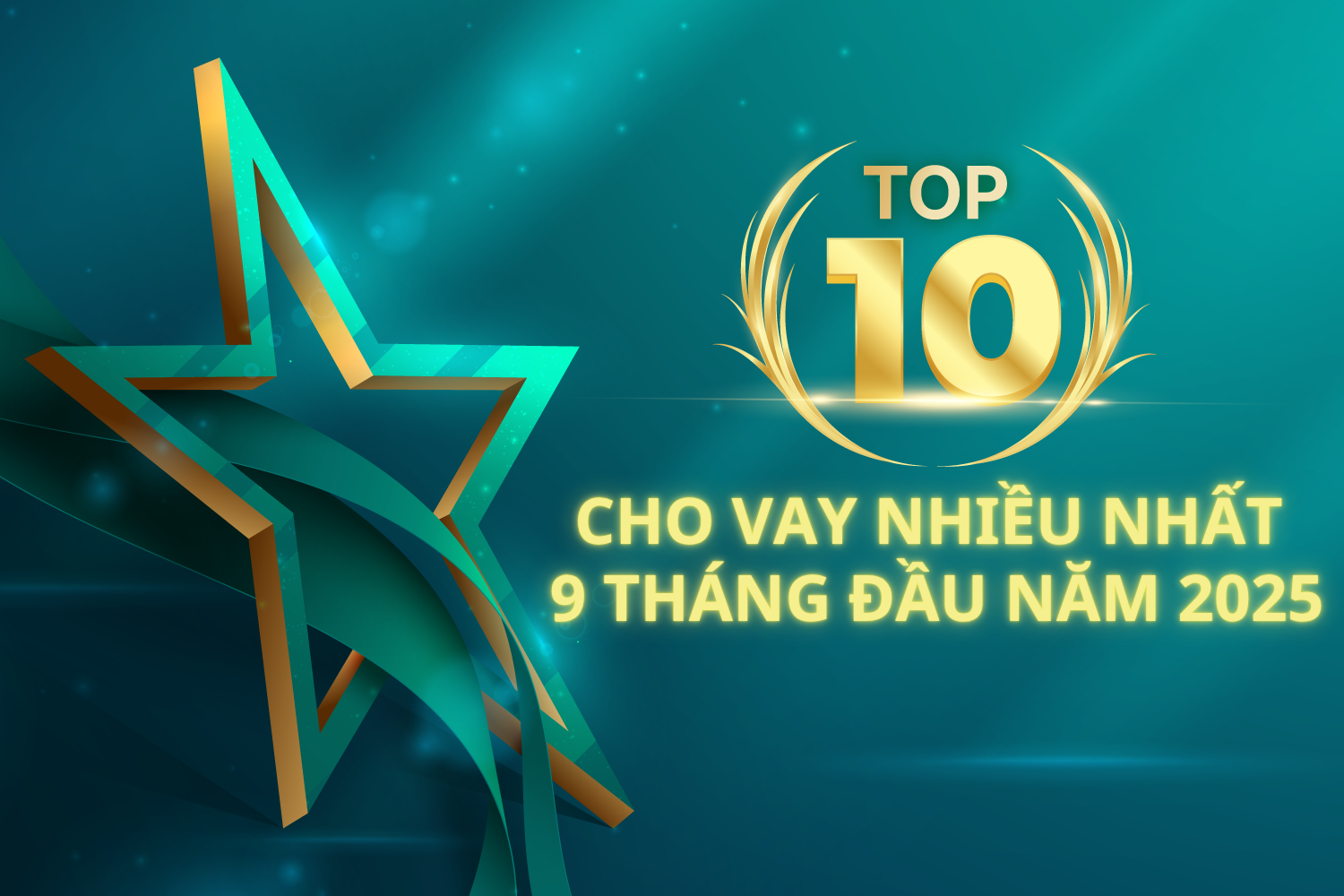 Top 10 ngân hàng cho vay nhiều nhất 9 tháng đầu năm: BIDV giữ ngôi vương, VPBank gây bất ngờ