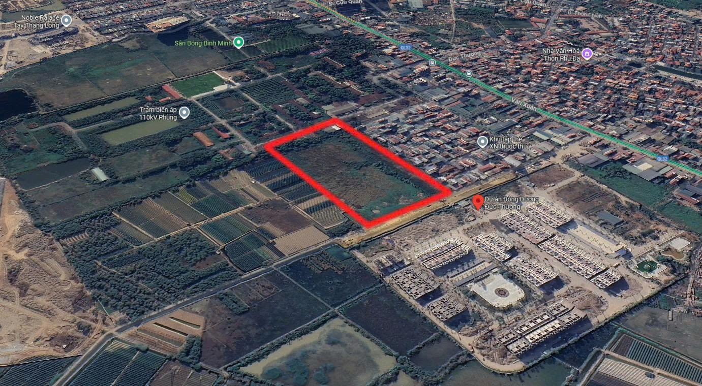 Vị trí dự án trên bản đồ Google maps. ok.jpg