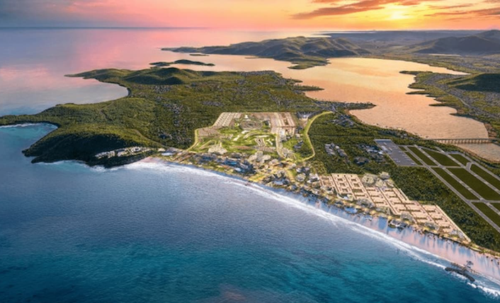 Lần đầu tiên Việt Nam có đại đô thị biển liền kề sân bay và cảng biển quốc tế- Ảnh 1.
