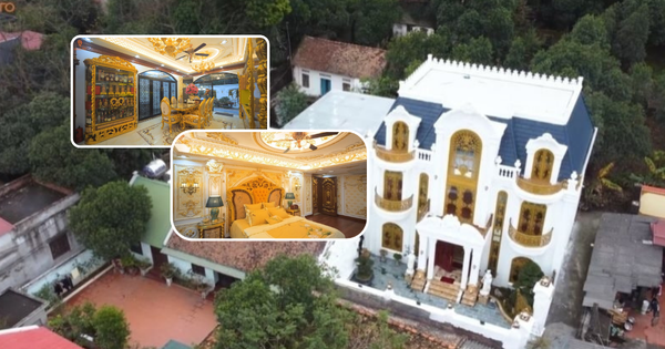 Căn biệt thự dát vàng giữa lòng Kinh Bắc: Không gian 370m2 như châu Âu thu nhỏ, giường ngủ mạ vàng như cung điện xưa